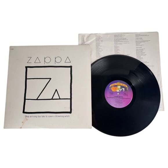 Frank Zappa Ship Arriving Too Late 2 Save Drowning Witch Vinyl LP Barking Pumpki - Picture 1 of 7